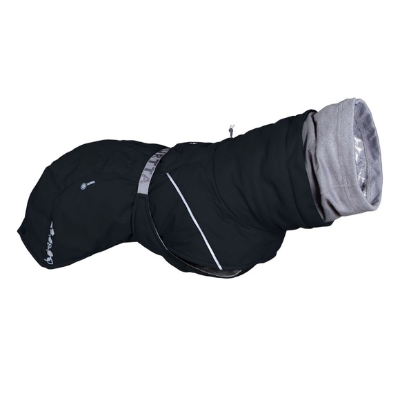 Hurtta Extreme Warmer III ECO Dog Snowsuit Parka Coat Raven 24-inch New